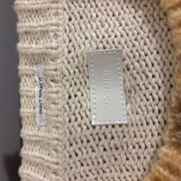 Mother size Small Don't Sweat It Leopard Print Mob Wife Y2K Preppy Sweater - Picture 4 of 10